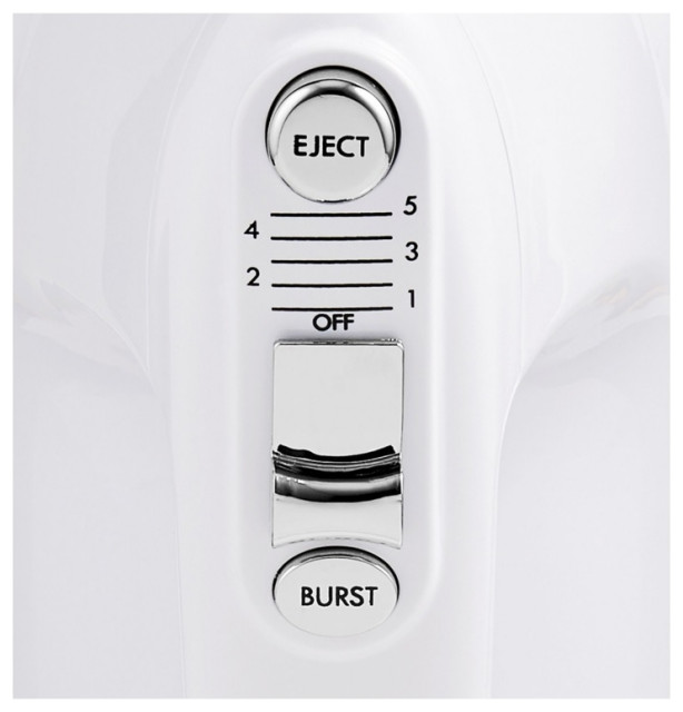 Kenmore KKHM6 5 speed Hand Mixer, White, 250 Watt Mixers by Life