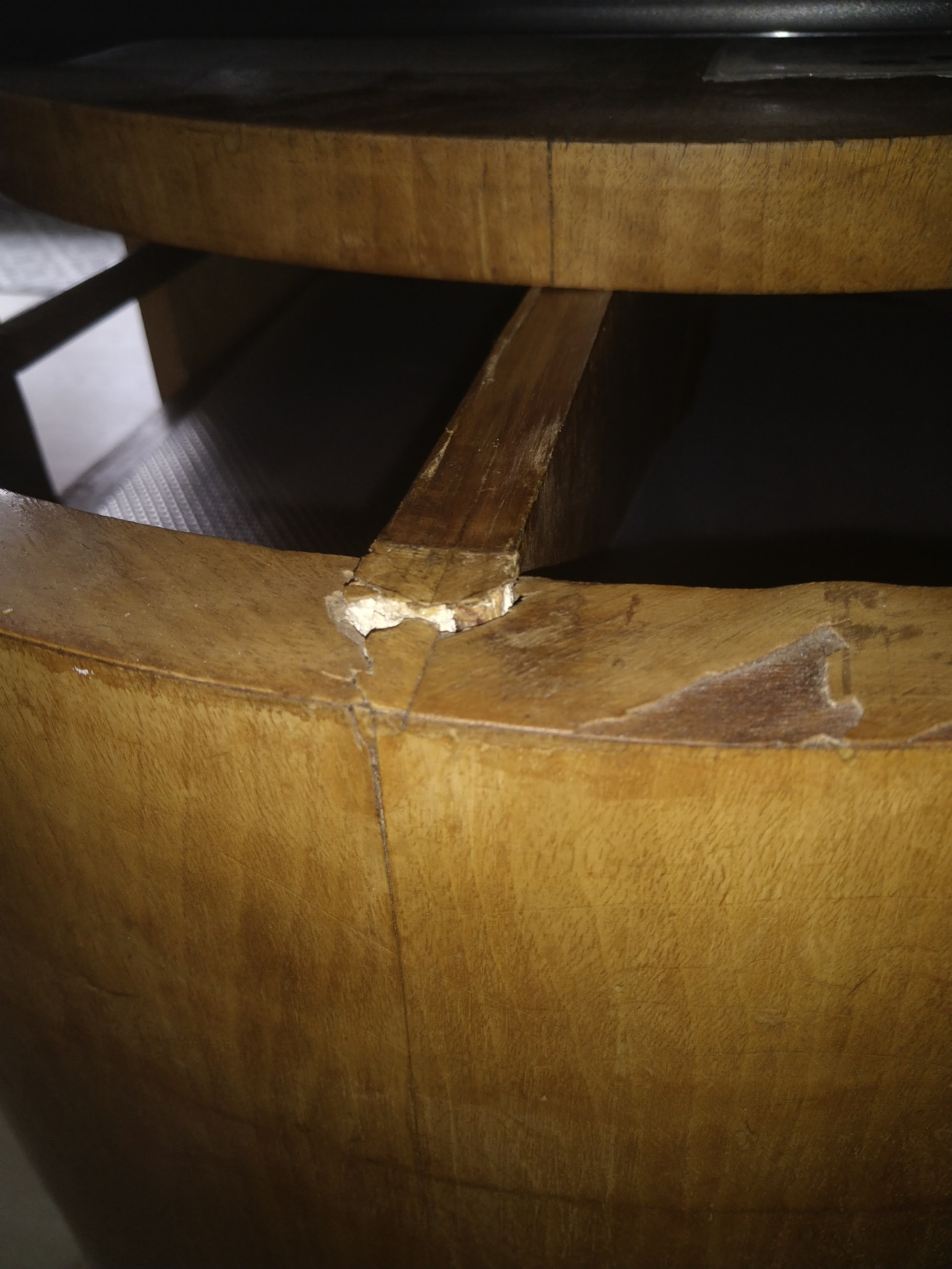 Détail du tiroir à raboter