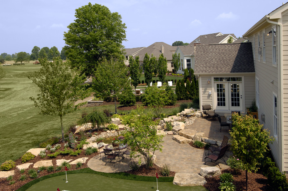 This is an example of a traditional garden in Columbus.