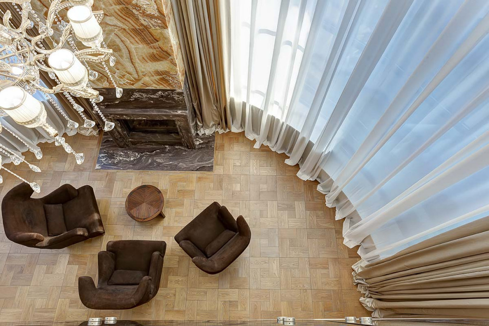 Дом в бежевых тонах