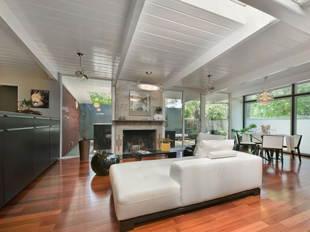 Midcentury Modern Interiors modern-wohnbereich