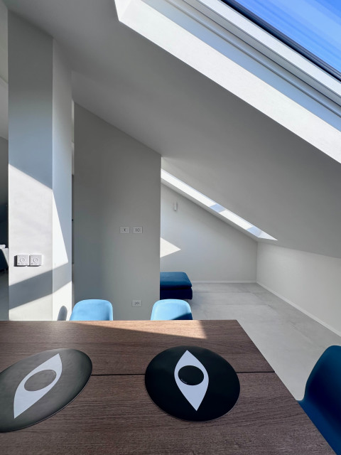 SKY LOFT contemporary-dining-room