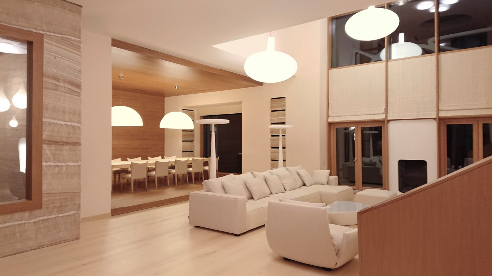 House in a pine forest