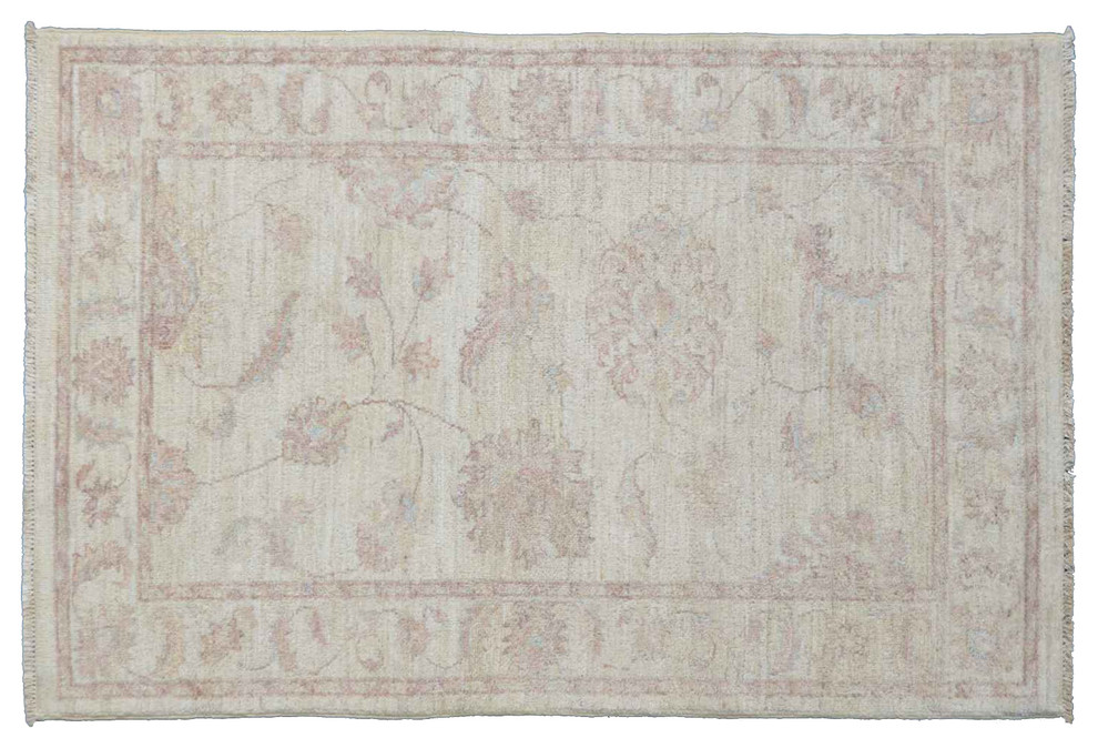 Ziegler Mahal Oriental Rug, Hand-Knotted 100% Wool Natural Dyes Rug
