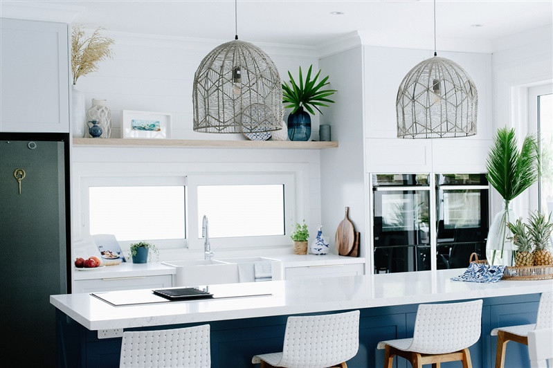 Beach style kitchen in Sydney.
