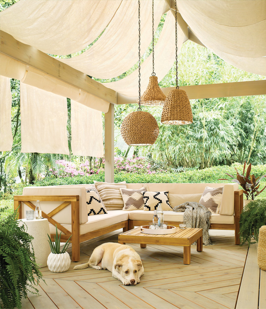 Patio - coastal patio idea in Cleveland