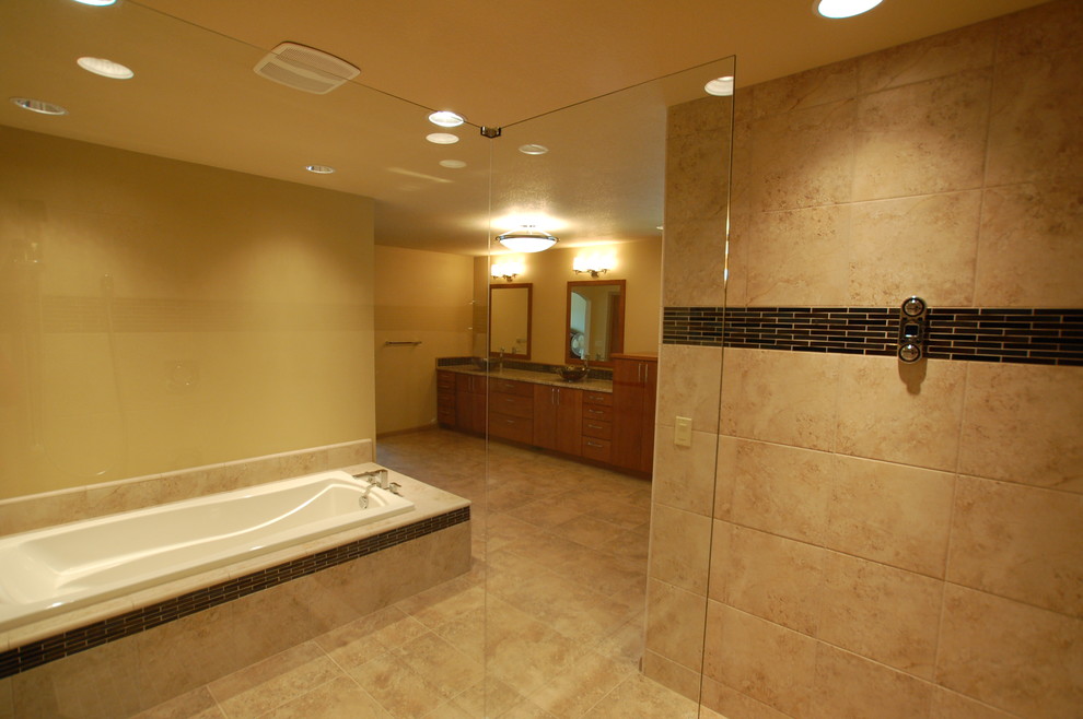After from new shower location