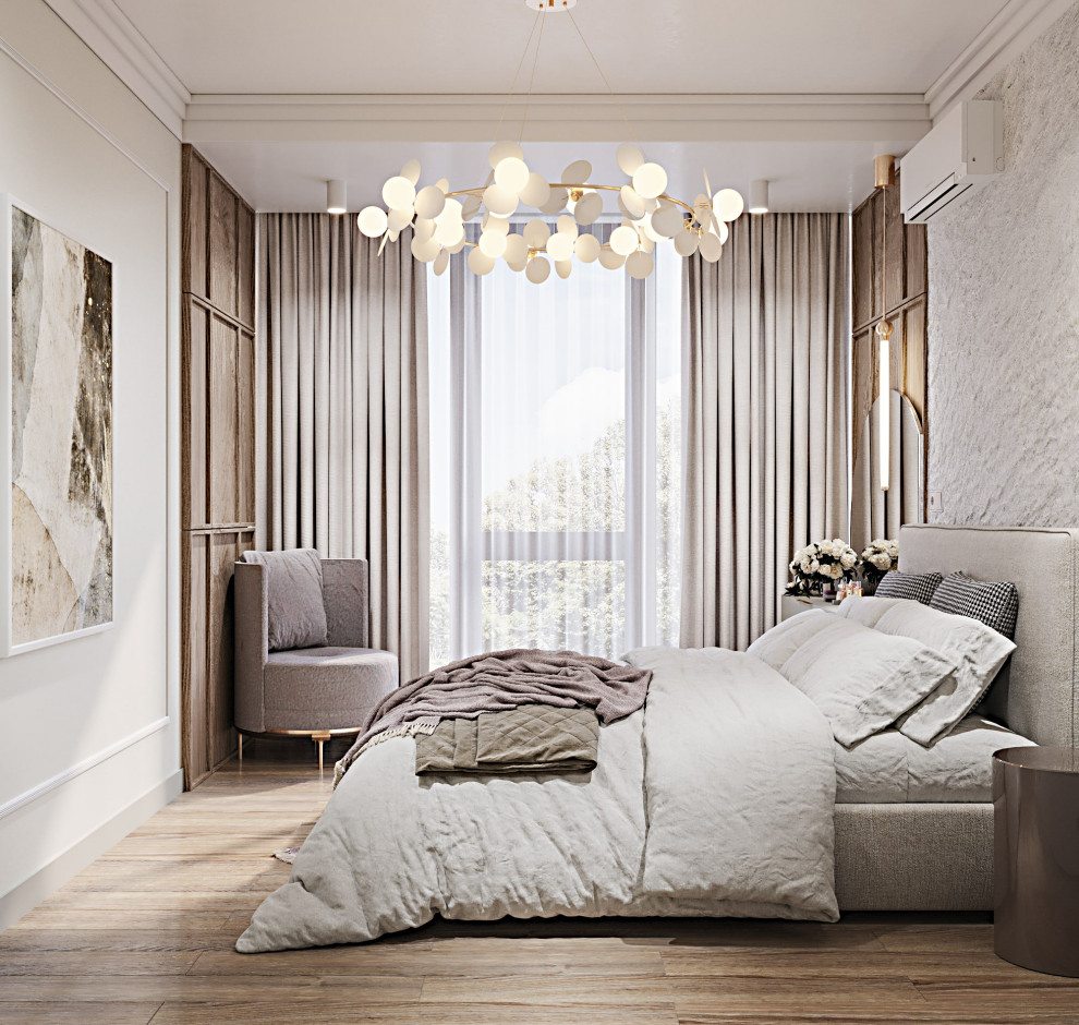 Дизайн спальни в частном доме