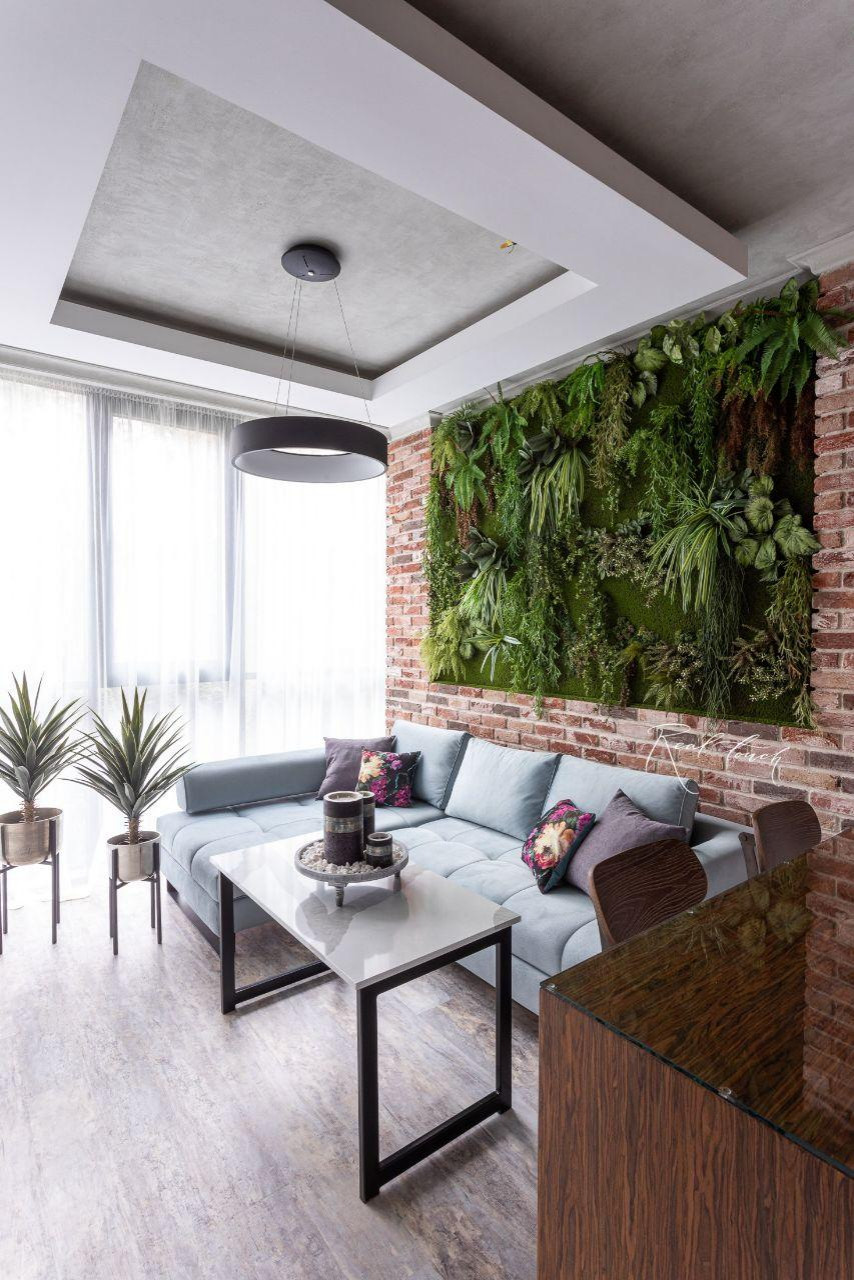 Вертикальное озеленение в эко-лофте