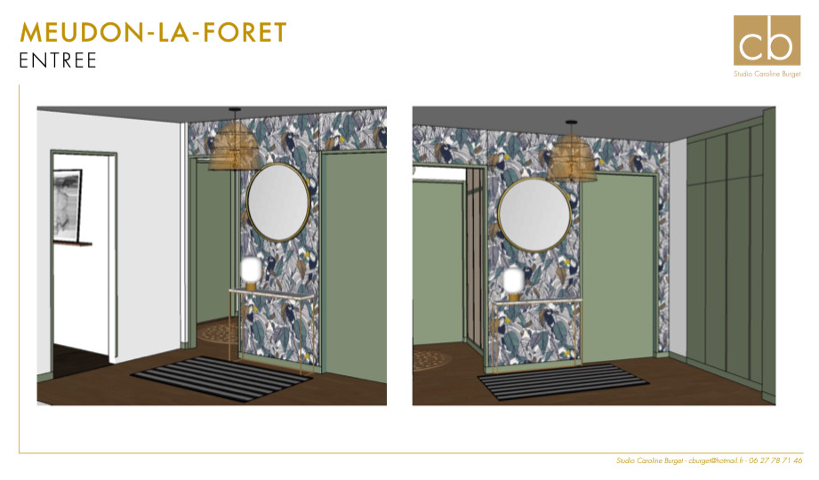MEUDON-LA-FORET - entrée vues 3D