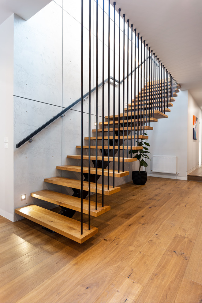 Inspiration for a contemporary staircase in Melbourne.