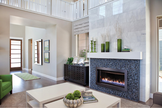 Gas Fireplaces Transitional Living Room Boston By