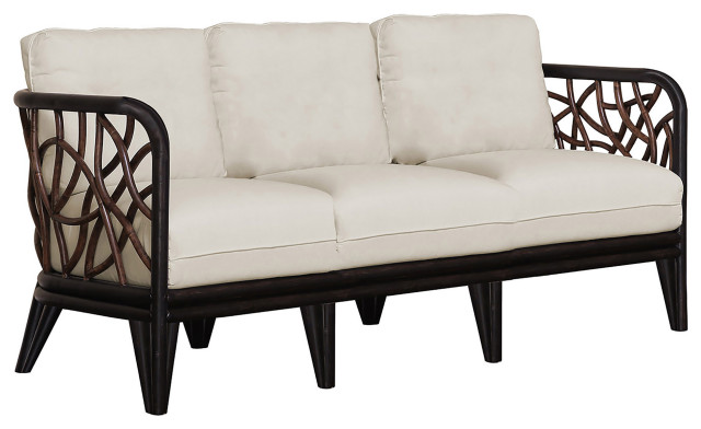 Panama Jack Trinidad Sofa With Cushions PJS-1401-BLK-S - Tropical - Sofas -  by GwG Outlet | Houzz