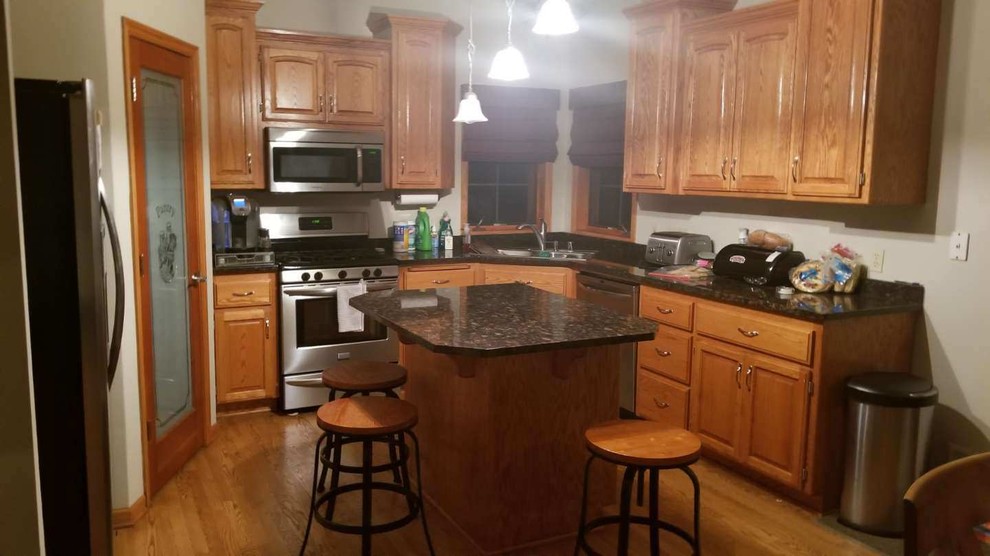 Amazing White Kitchen Remodel Before Photo