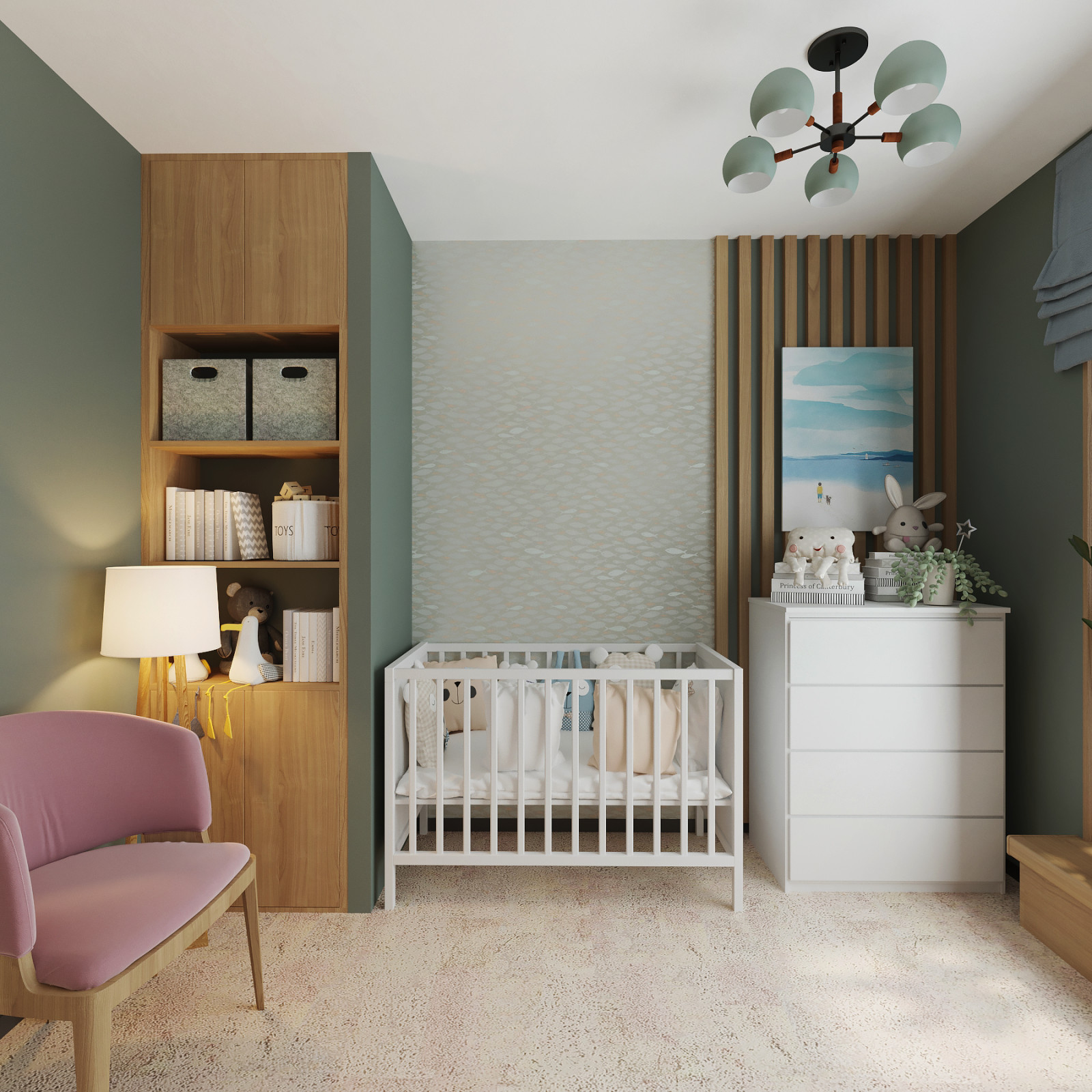 Акцентный Синий