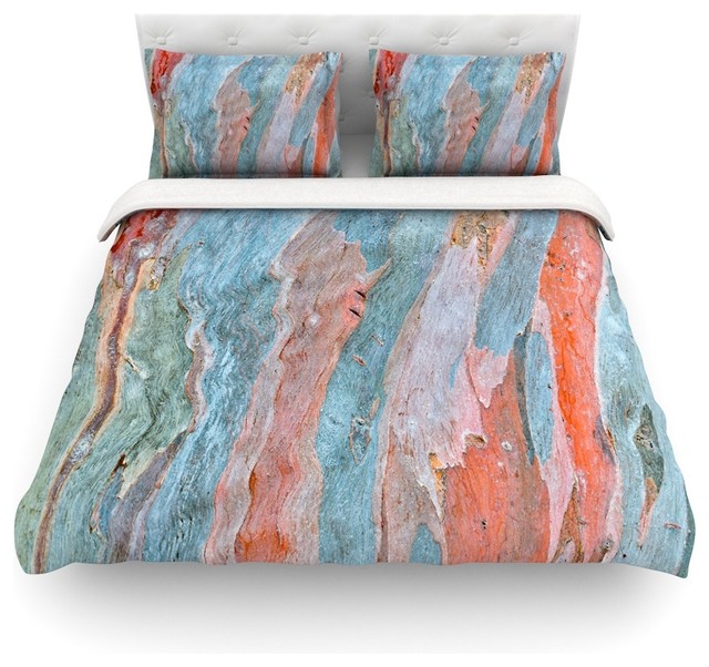 Susan Sanders Beach Dreams Orange Blue Duvet Cover Contemporary Susan Sanders Beach Dreams Orange Blue Duvet Cover Contemporary Covers And Sets By Kess Global Inc