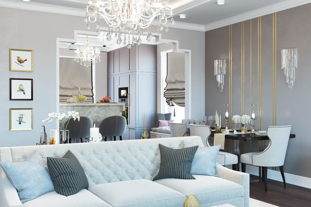 Гостиная в Загородном доме ( Стрельна )