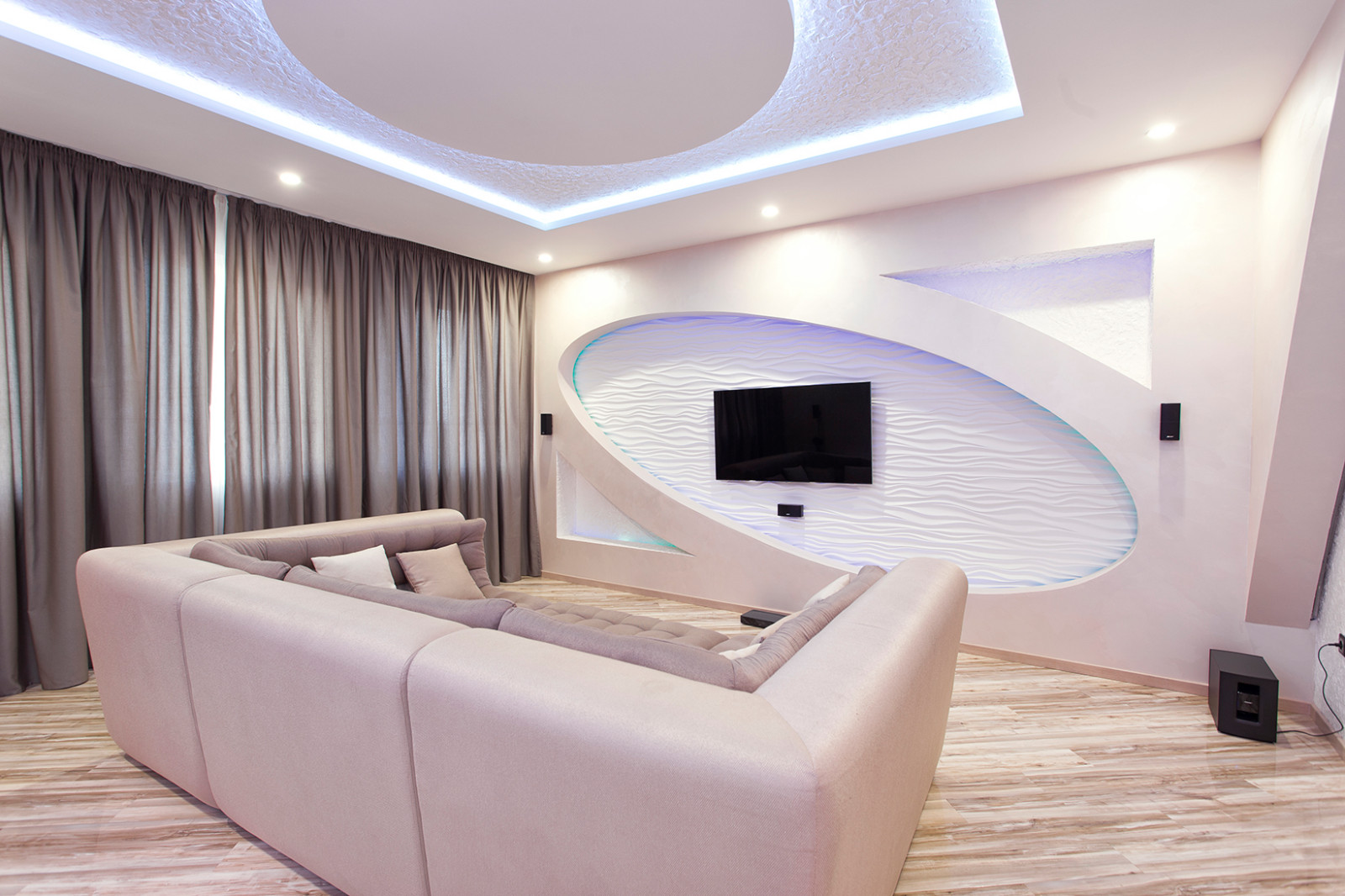 Гостиная комната. Студия дизайна Gioa. г.Краснодар