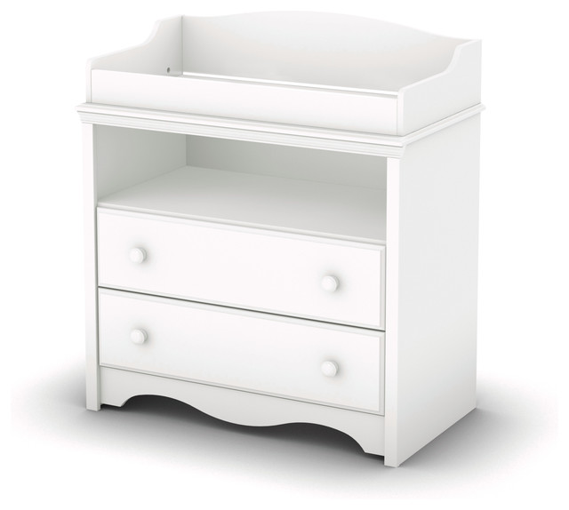 Changing Table Pure White Transitional Tables By Changing Table Pure White Transitional Tables By South S Furniture