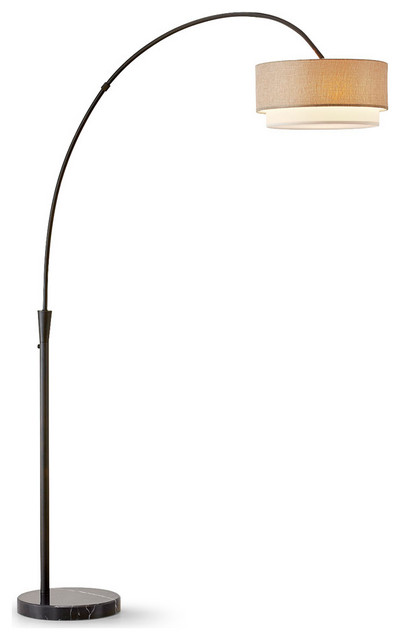 Elan Arch Floor Lamp, Dark Bronze/Brown