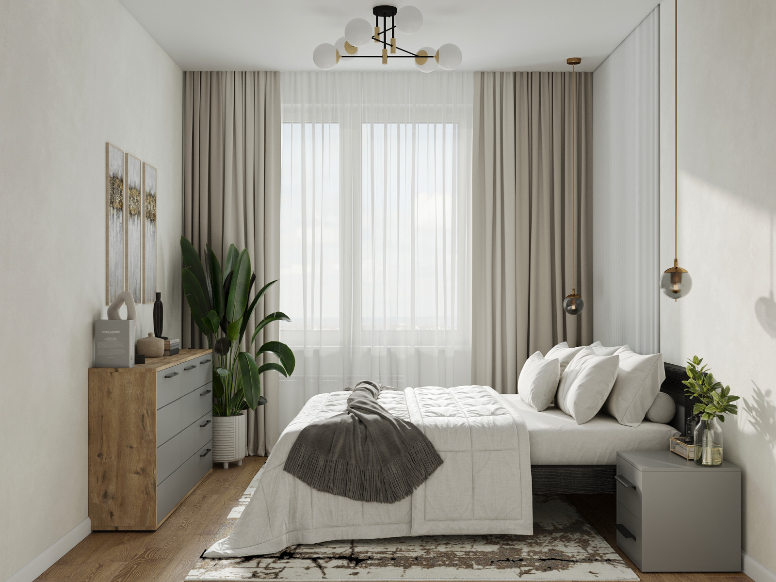 Проект квартиры, 46 м2