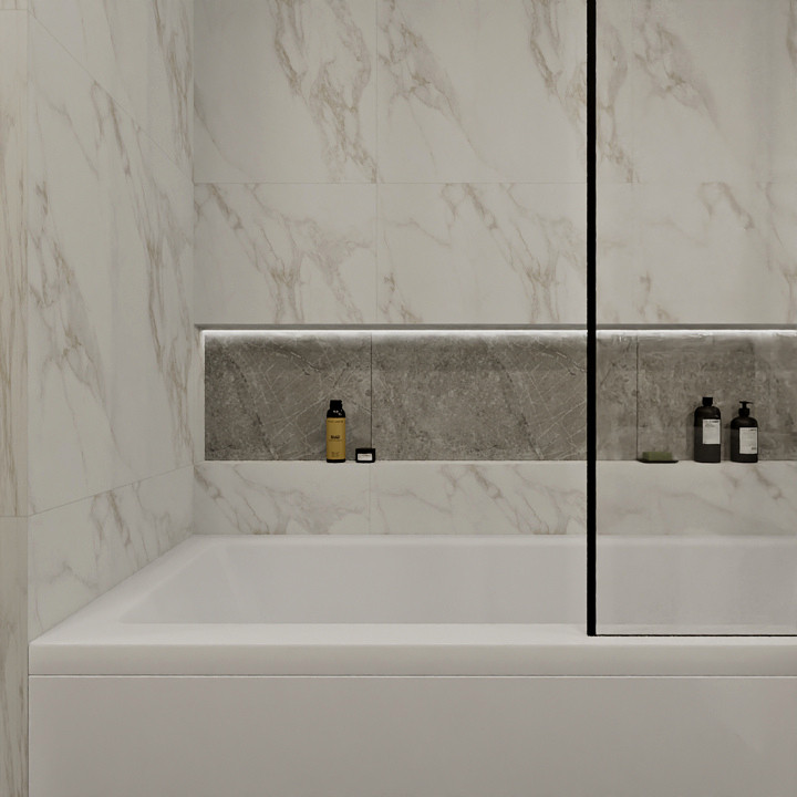 Ванная комната в загородном доме