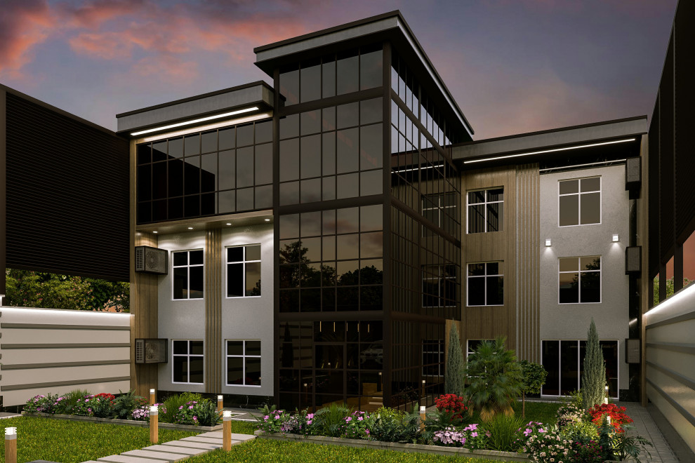 Дизайн Виллы в 3 этажа в городе Ашхабад