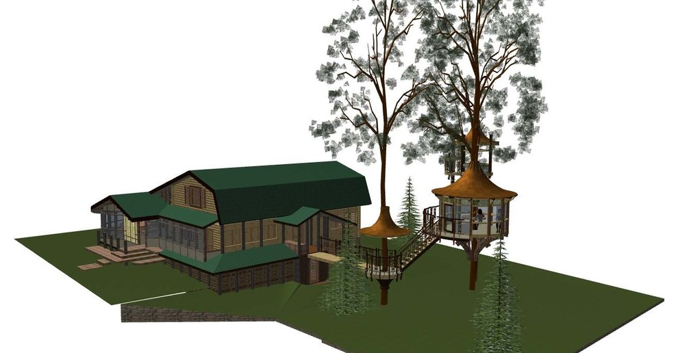 Чайный домик на дереве