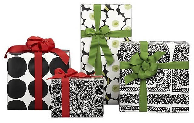 Marimekko Black and White Gift Wrap
