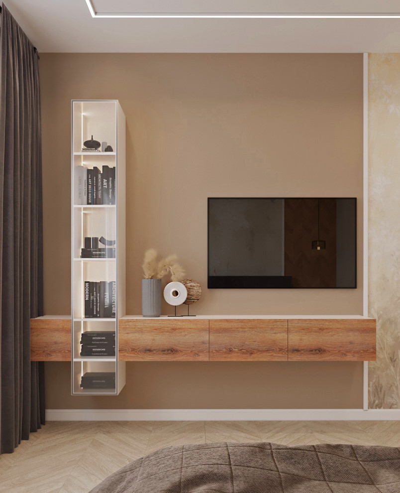 Спальня с гардеробной (2х комнатная квартира)