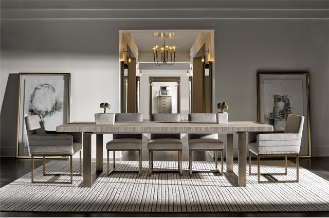 Emma Mason Signature Morisston Rectangular Dining Table in Quartz ...