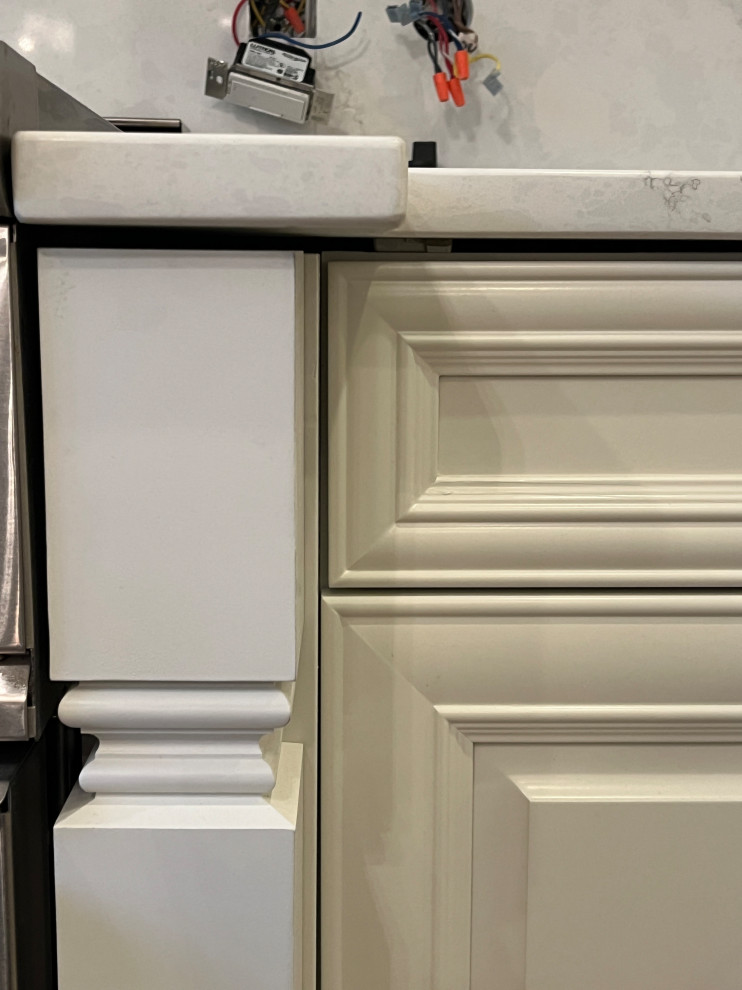 Is this acceptable? Countertop not flush with the Large Gap