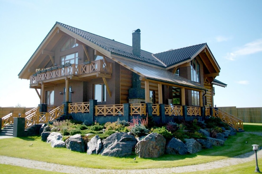 Дом в стиле Рустика