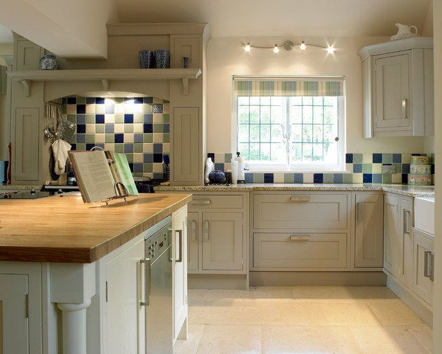 Painted In-Frame Kitchen landstil-koekken