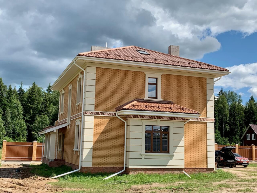 Строительство дома в классическом стиле в усадьбе Мураново