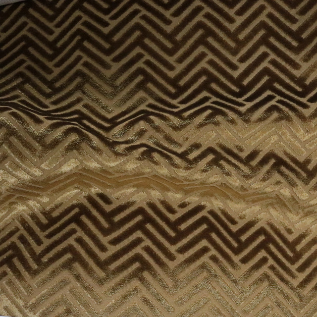 Beethoven Geometric Arrow Pattern, Burn Out Velvet ...