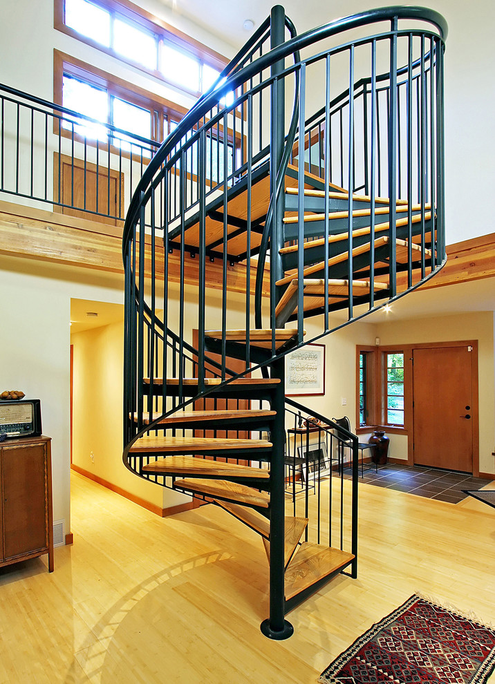 Minimalist staircase photo in Seattle