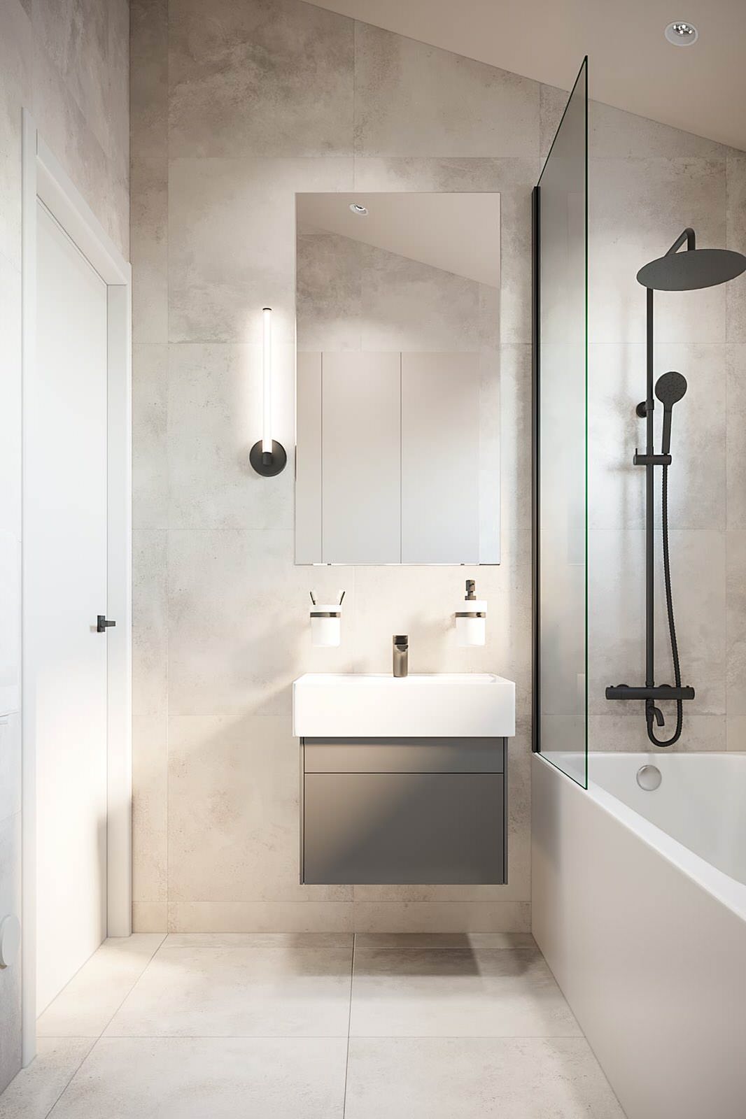 Дизайн интерьера дома 71 м² минимализм Ольховка Кантри Клаб