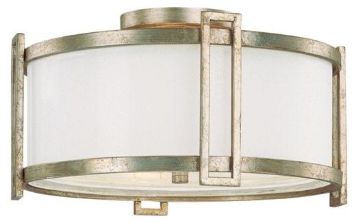 Capital Lighting 9141WG-519 3 Light Semi Flush Manhattan Collection