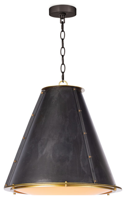 French Maid Chandelier Small, Black