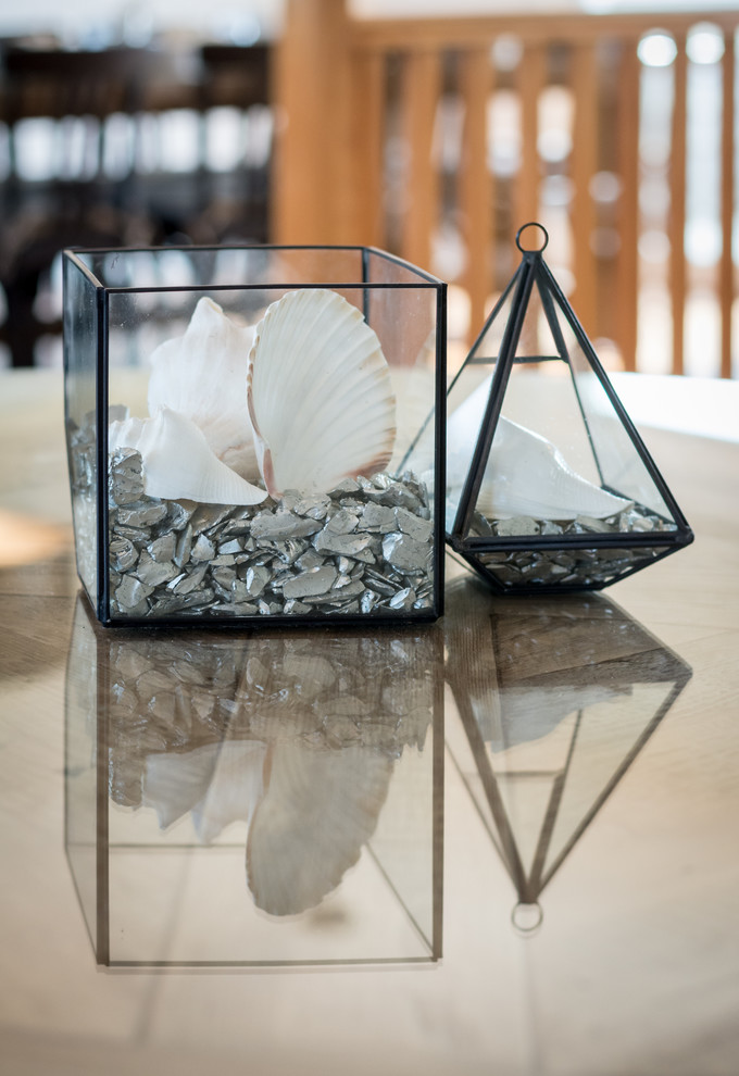 Great room - mid-sized contemporary medium tone wood floor and brown floor great room idea in Other with beige walls