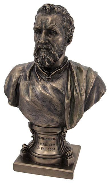 Veronese Resin Statues Julius Caesar Bust Figurine
