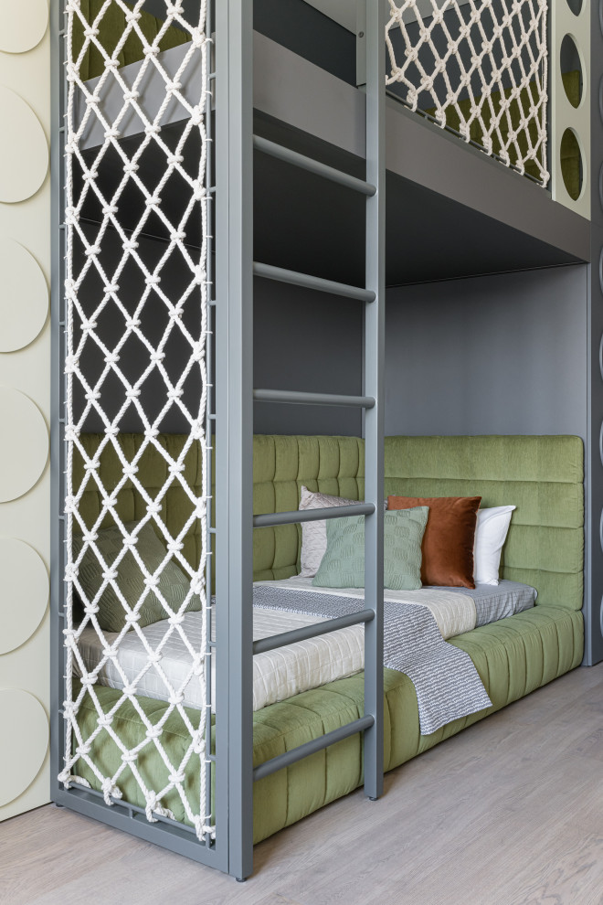 Квартира для активной семьи в минималистичном стиле