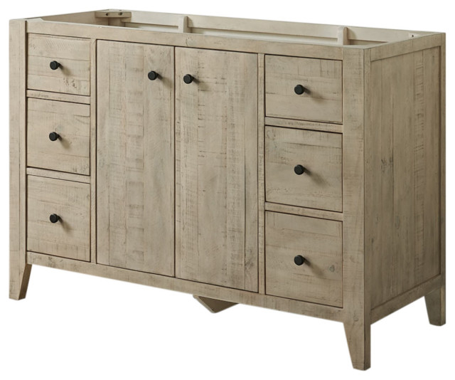 River View 48″ Vanity Farmhouse Bathroom Vanities And Sink Consoles