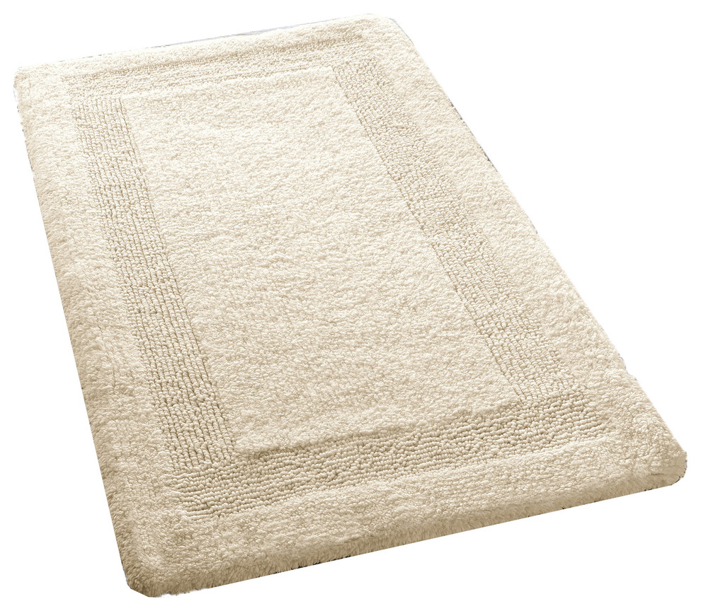 Natural Reversible Cotton Bath Rug, Arizona, Extra Large 1