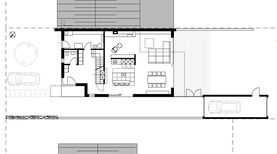 Neubau Doppelhaushälfte K - Erdgeschoss