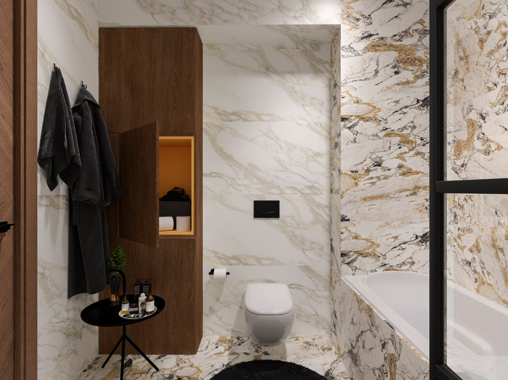 Дизайн-проект. 2-хкомнатная квартира на набережной. Москва. 2019 г.