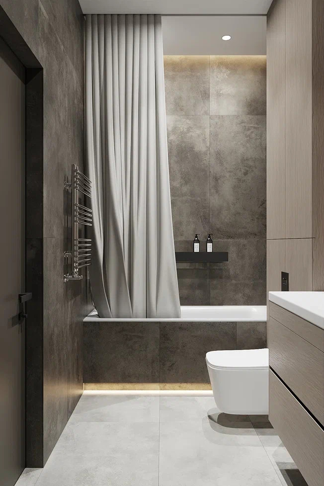 ЖК «Hide», квартира в стиле современный минимализм