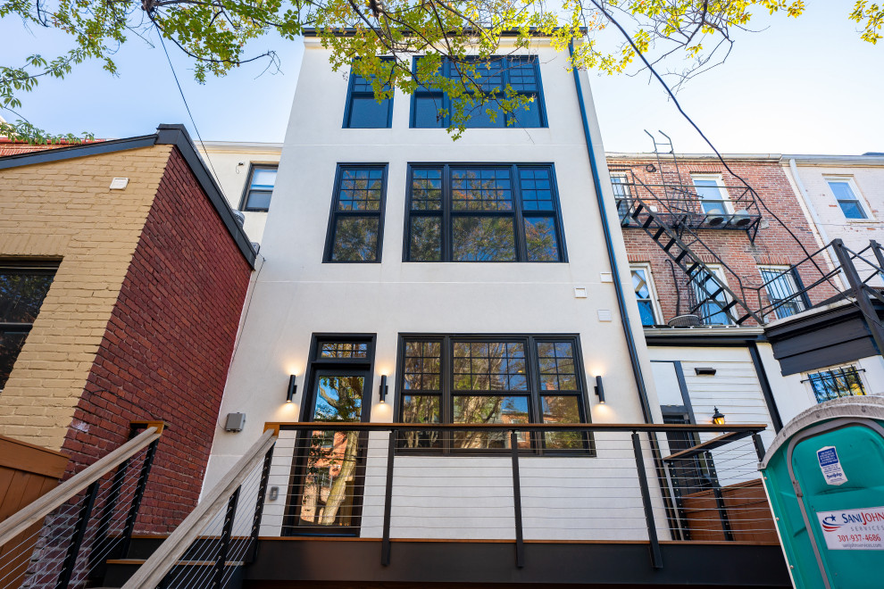 Eclectic Townhome City Scape