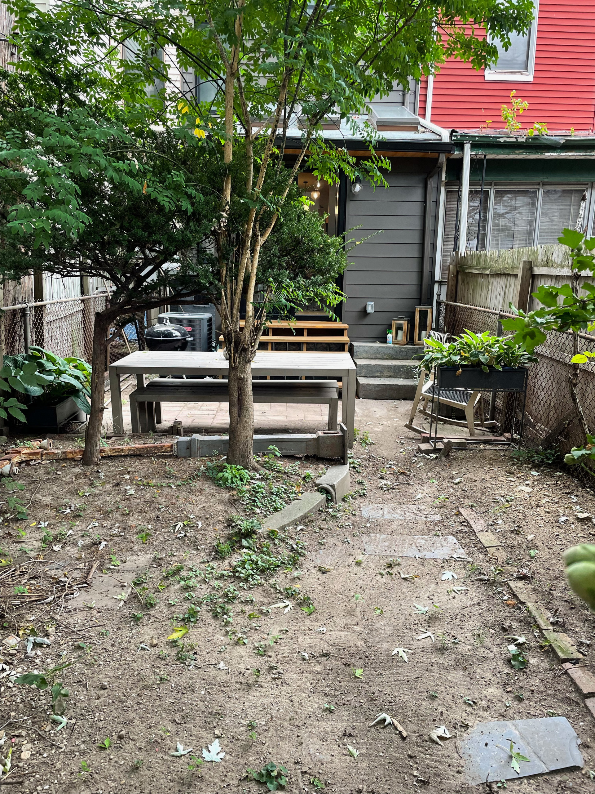 Shady Garden Deck and Pergola Renovation